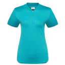 FootJoy Zip Blade polo da donna, tonal tile blue print