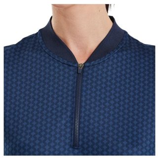 FootJoy Zip Blade polo da donna, tonal tile navy print
