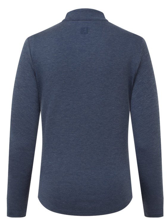FootJoy 1/4 Zip Blade Collar Midlayer felpa da donna, navy/dusty violet/glacial blue