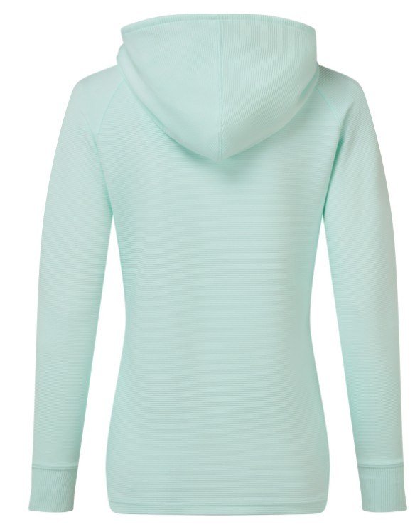 FootJoy Full-Zip Ottoman Hoodie felpa donna, glacial blue