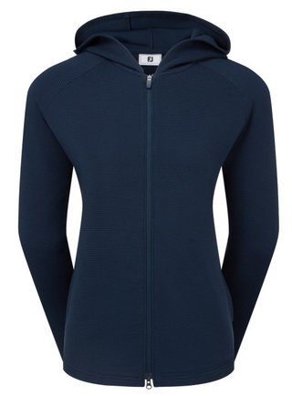 FootJoy Full-Zip Ottoman Hoodie felpa donna, navy