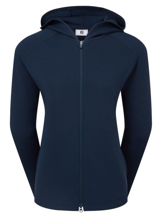 FootJoy Full-Zip Ottoman Hoodie felpa donna, navy
