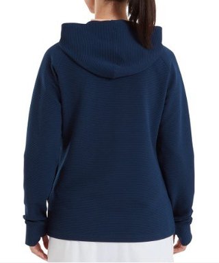 FootJoy Full-Zip Ottoman Hoodie felpa donna, navy