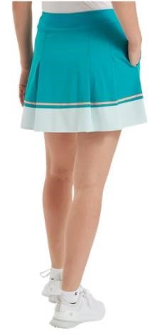 FootJoy Pleated gonna-pantalone da donna, tile blue/glacial blue