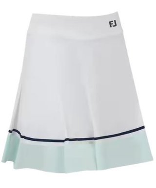 FootJoy Pleated gonna skort da donna, bianco/navy