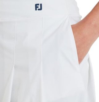 FootJoy Pleated gonna skort da donna, bianco/navy