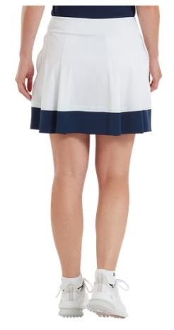 FootJoy Pleated gonna skort da donna, bianco/navy
