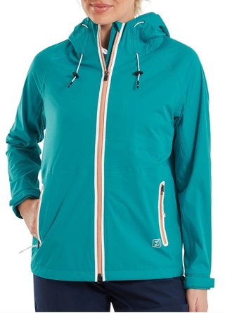 FootJoy HydroKnit giacca da donna, blu/bianco/desert peach