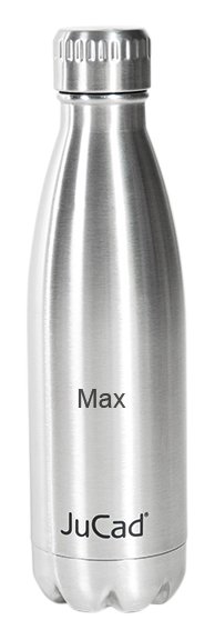 JuCad Stainless Steel Insulated Bottle, personalizzabile
