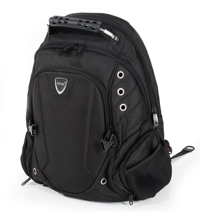 JuCad JuCad backpack with audio pocket borsa, nero