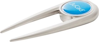 JuCad divot tool - acciaio inossidabile, con segna pallina magnetico