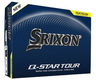 Srixon Q-Star Tour palline da golf 2026, gialle