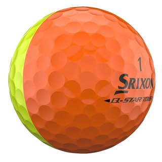 Srixon Q-Star Tour Divide palline da golf, giallo/arancione