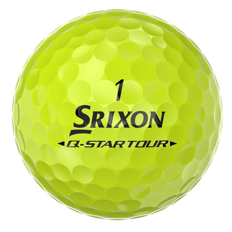 Srixon Q-Star Tour Divide palline da golf, giallo/arancione