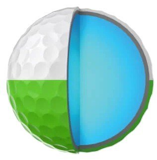 Srixon Q-Star Tour Divide palline da golf, giallo/arancione