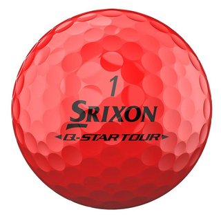 Srixon Q-Star Tour Divide palline da golf, giallo/rosso