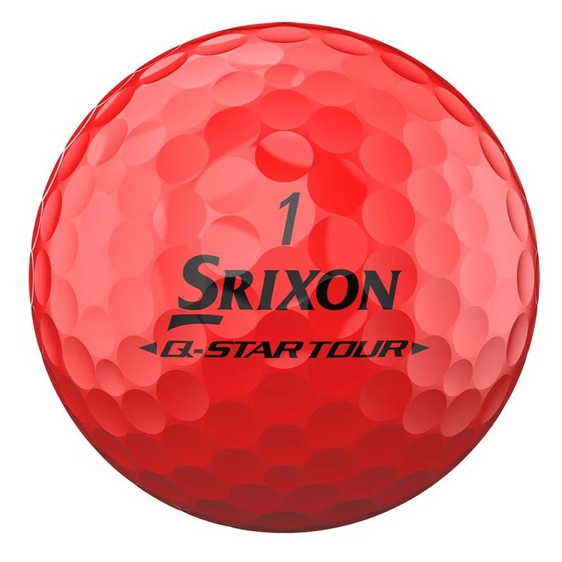 Srixon Q-Star Tour Divide palline da golf, giallo/rosso