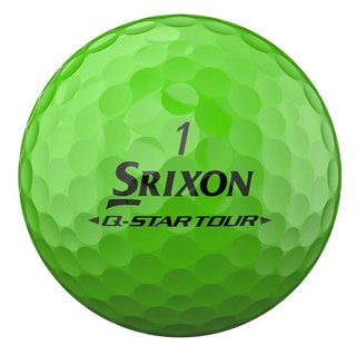 Srixon Q-Star Tour Divide palline da golf, bianche/lime
