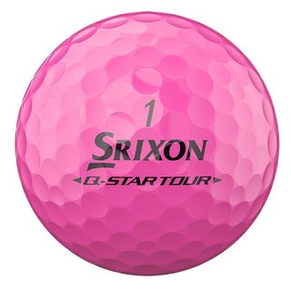 Srixon Q-Star Tour Divide palline da golf, bianche/rosa