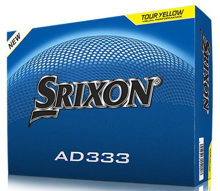 Srixon AD333 palline da golf 2026, gialle