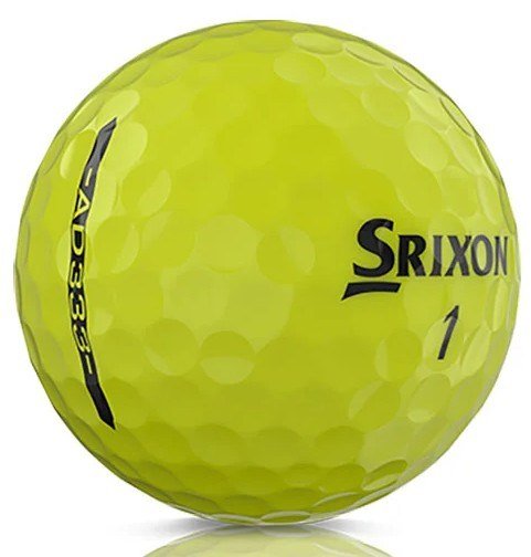 Srixon AD333 palline da golf 2026, gialle