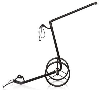 JuStar Black carrello manuale a 2 ruote, nero opaco