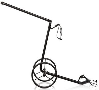 JuStar Black carrello manuale a 2 ruote, nero opaco