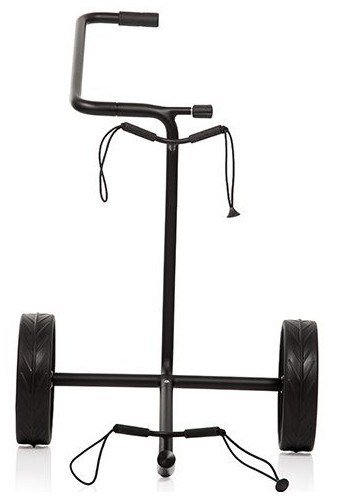 JuStar Black carrello manuale a 2 ruote, nero opaco