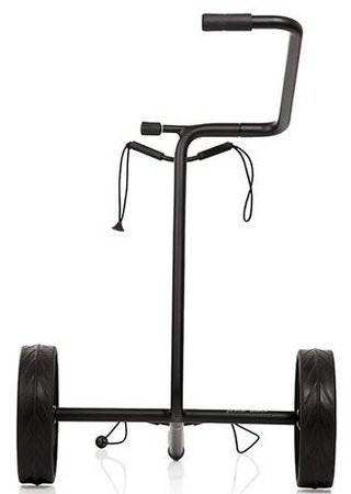 JuStar Black carrello manuale a 2 ruote, nero opaco