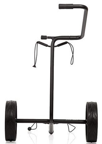 JuStar Black carrello manuale a 2 ruote, nero opaco