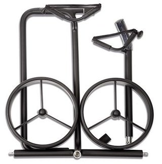 JuStar Black carrello manuale a 2 ruote, nero opaco