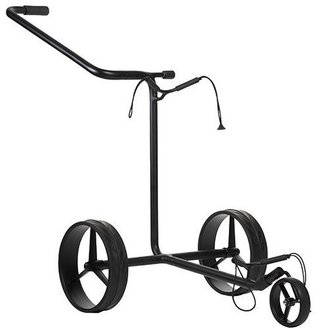 JuStar Black carrello manuale a 3 ruote, nero opaco