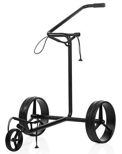 JuStar Black carrello manuale a 3 ruote, nero opaco