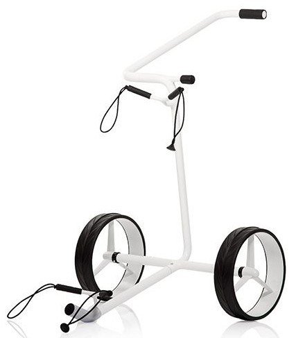 JuStar White carrello manuale a 2 ruote, bianco lucido
