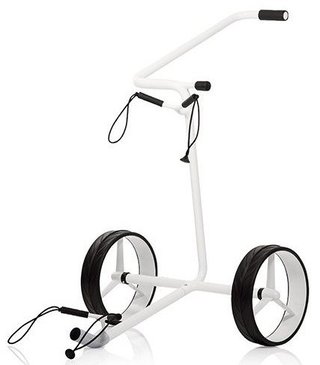 JuStar White carrello manuale a 2 ruote, bianco lucido