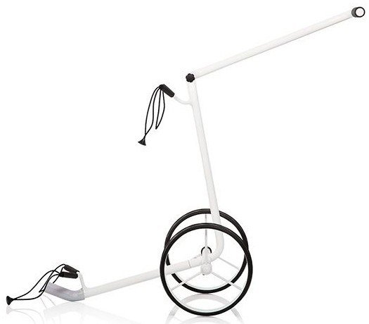 JuStar White carrello manuale a 2 ruote, bianco lucido