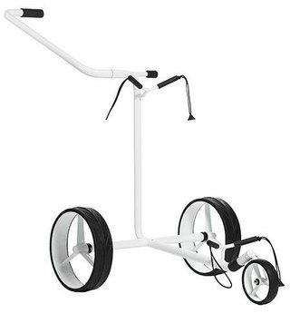 JuStar White carrello manuale a 3 ruote, bianco lucido