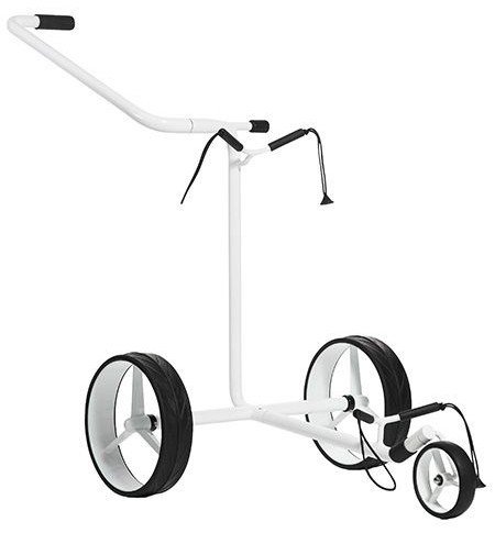 JuStar White carrello manuale a 3 ruote, bianco lucido