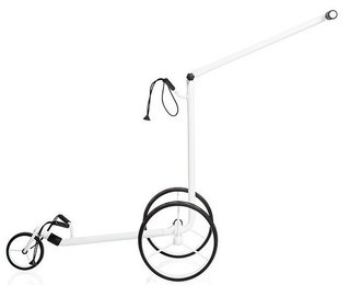 JuStar White carrello manuale a 3 ruote, bianco lucido