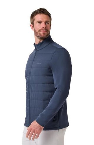 Travis Mathew Point of Sail Full-Zip giacca da uomo, mood indigo