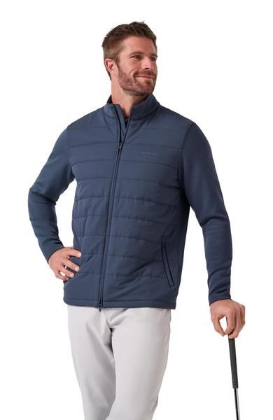 Travis Mathew Point of Sail Full-Zip giacca da uomo, mood indigo