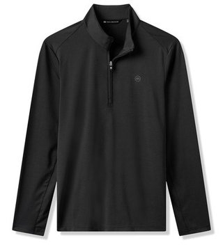 Travis Mathew Heater Pro 1/4Zip felpa da uomo, nera