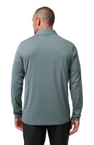 Travis Mathew Heater Pro 1/4Zip felpa da uomo, balsam green