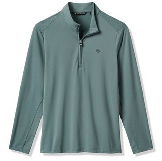 Travis Mathew Heater Pro 1/4Zip felpa da uomo, balsam green