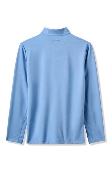 Travis Mathew Heater Pro 1/4Zip felpa da uomo, pacific coast