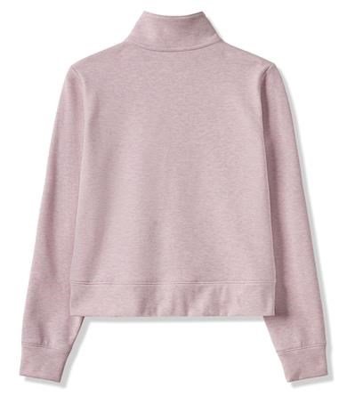 Travis Mathew Cloud Fleece Half-Zip felpa donna, heather violet ice