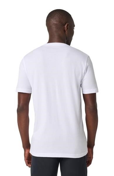 Travis Mathew Louder Please t-shirt da uomo, bianca