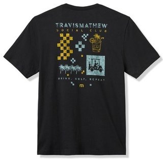 Travis Mathew Beverage Cart Tee t-shirt da uomo, nero