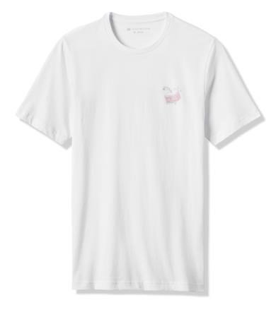 Travis Mathew Founding Member t-shirt da uomo, bianca