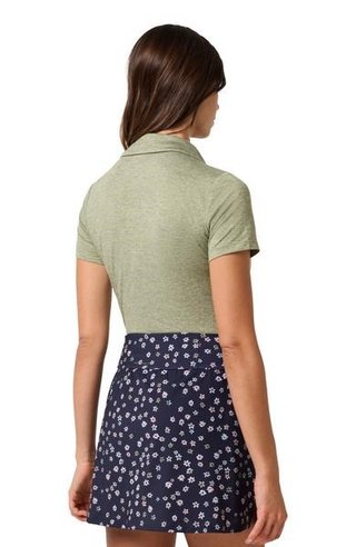 Travis Mathew Skyloft Light polo da donna, heather oil green